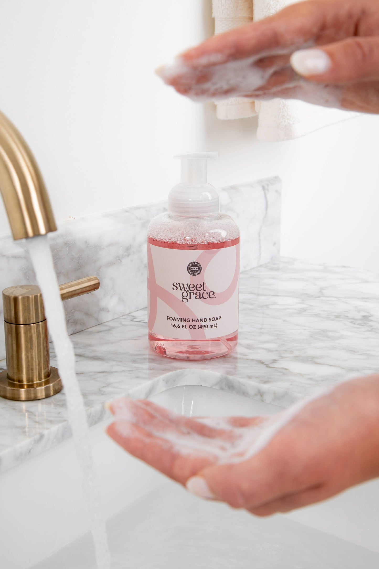 New! Sweet Grace Foaming Hand Soap - 4 Pack