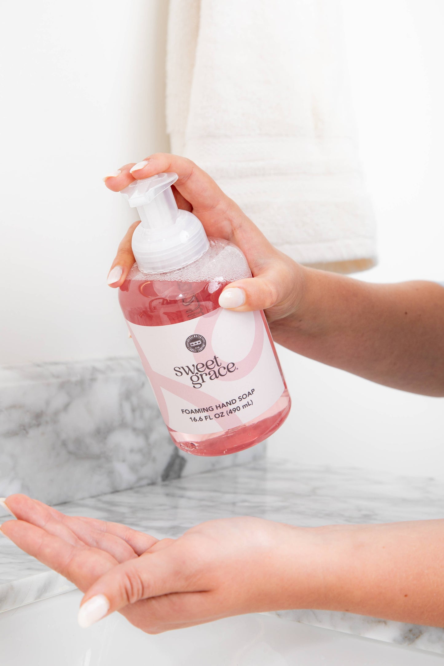 New! Sweet Grace Foaming Hand Soap - 4 Pack