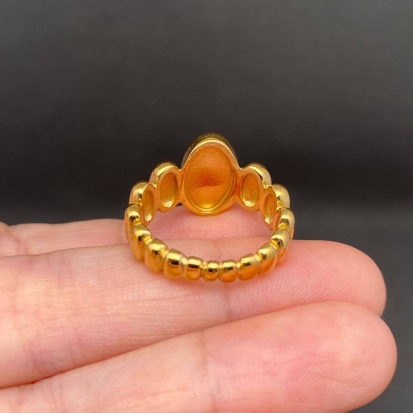 Tiger's Eye Stone Ring