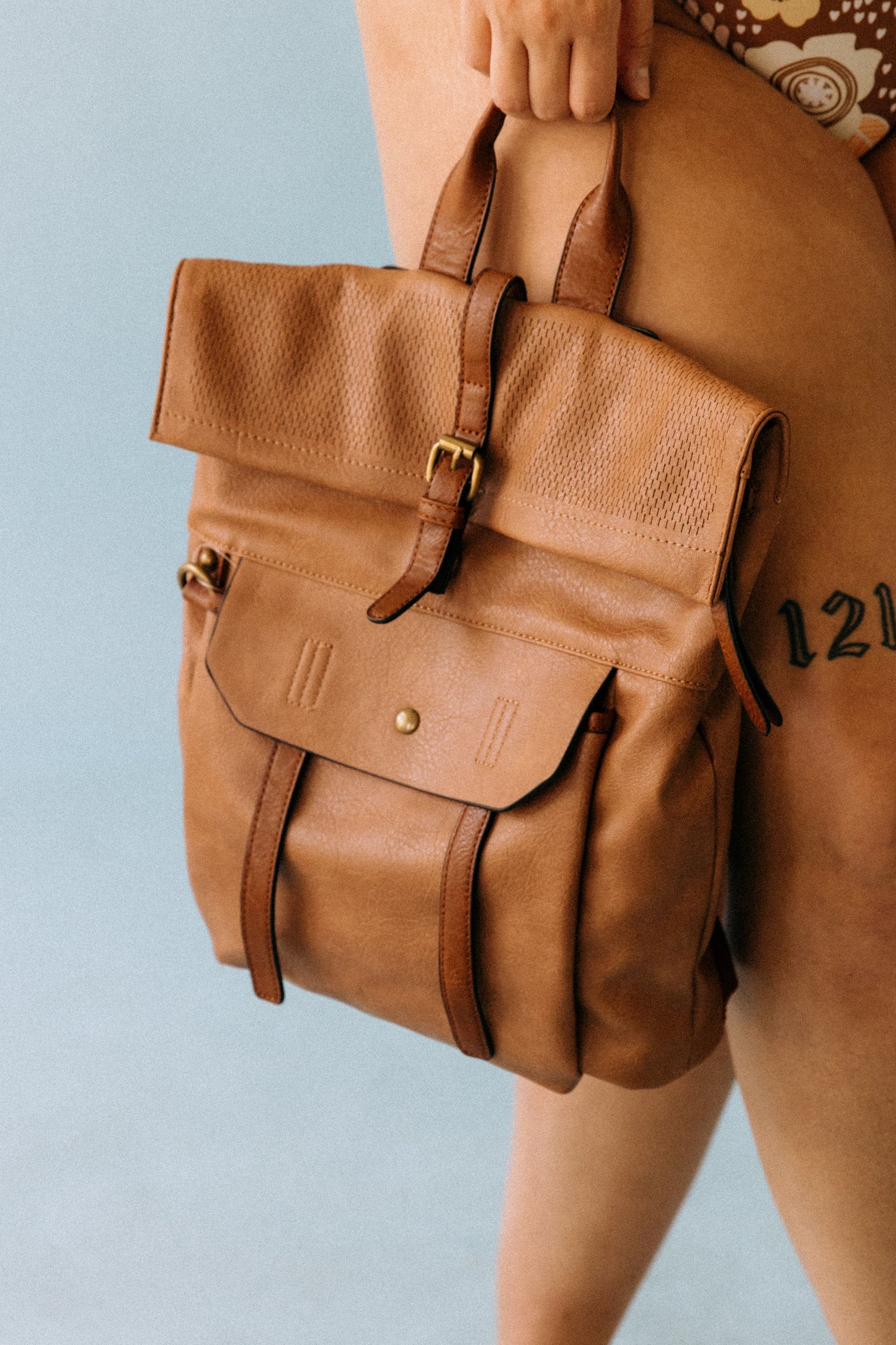 Laser Cut Flap Backpack