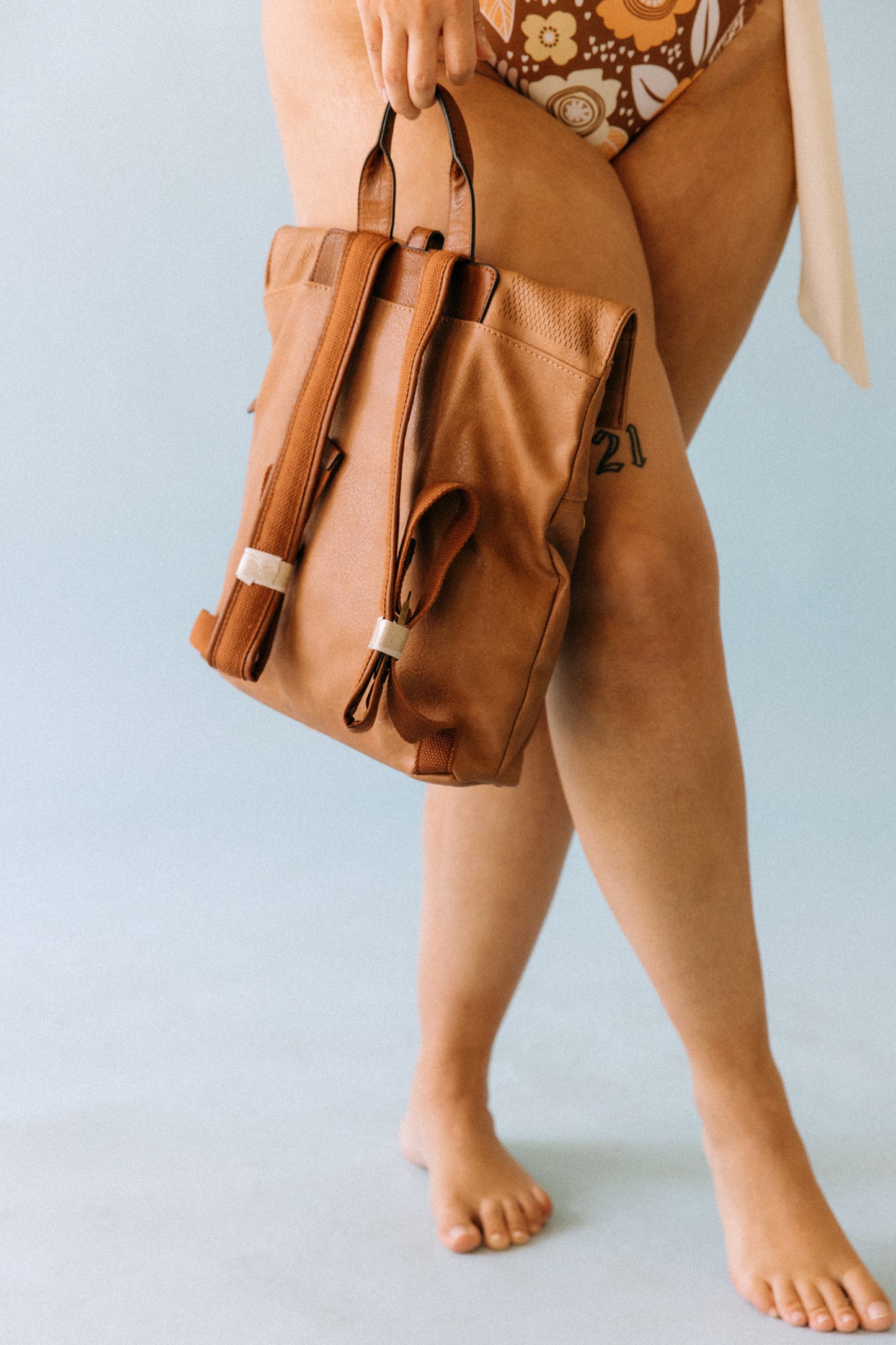 Laser Cut Flap Backpack