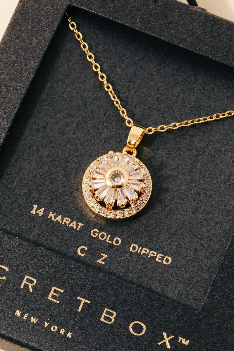 Halo Sun Spin Necklace