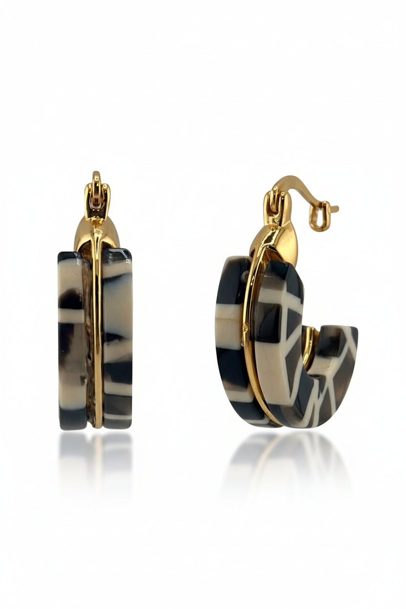 Chunky Resin Earrings