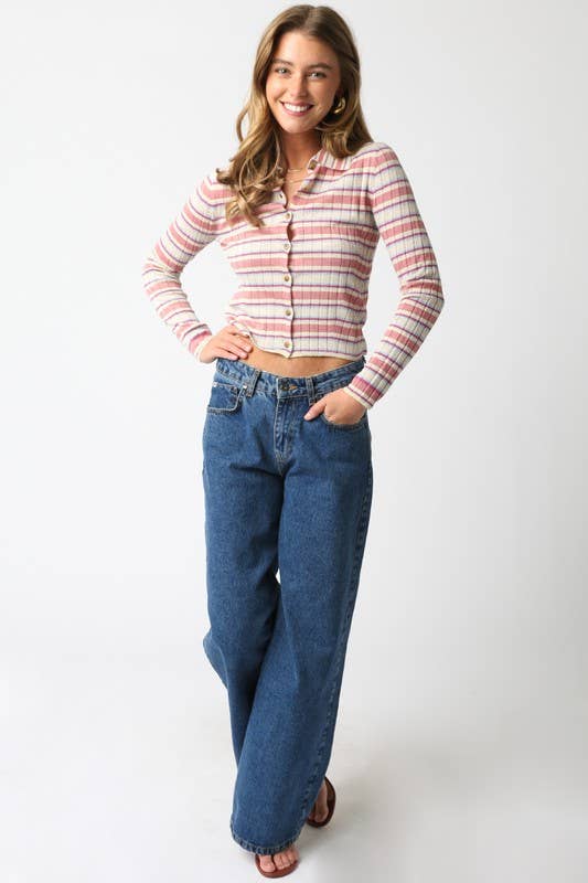 Isaline Stripe Cardigan