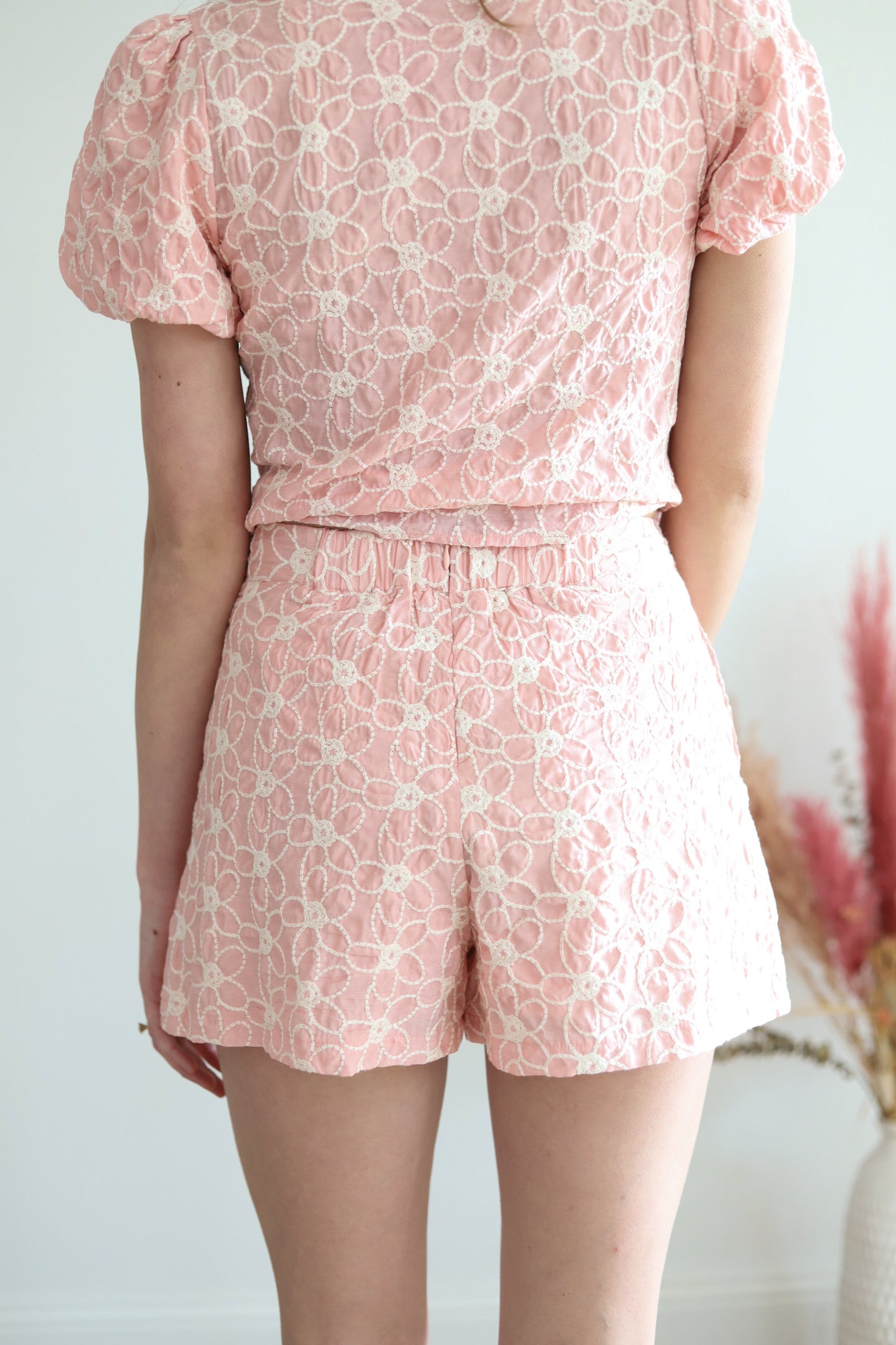Tatianna Pink Floral Shorts