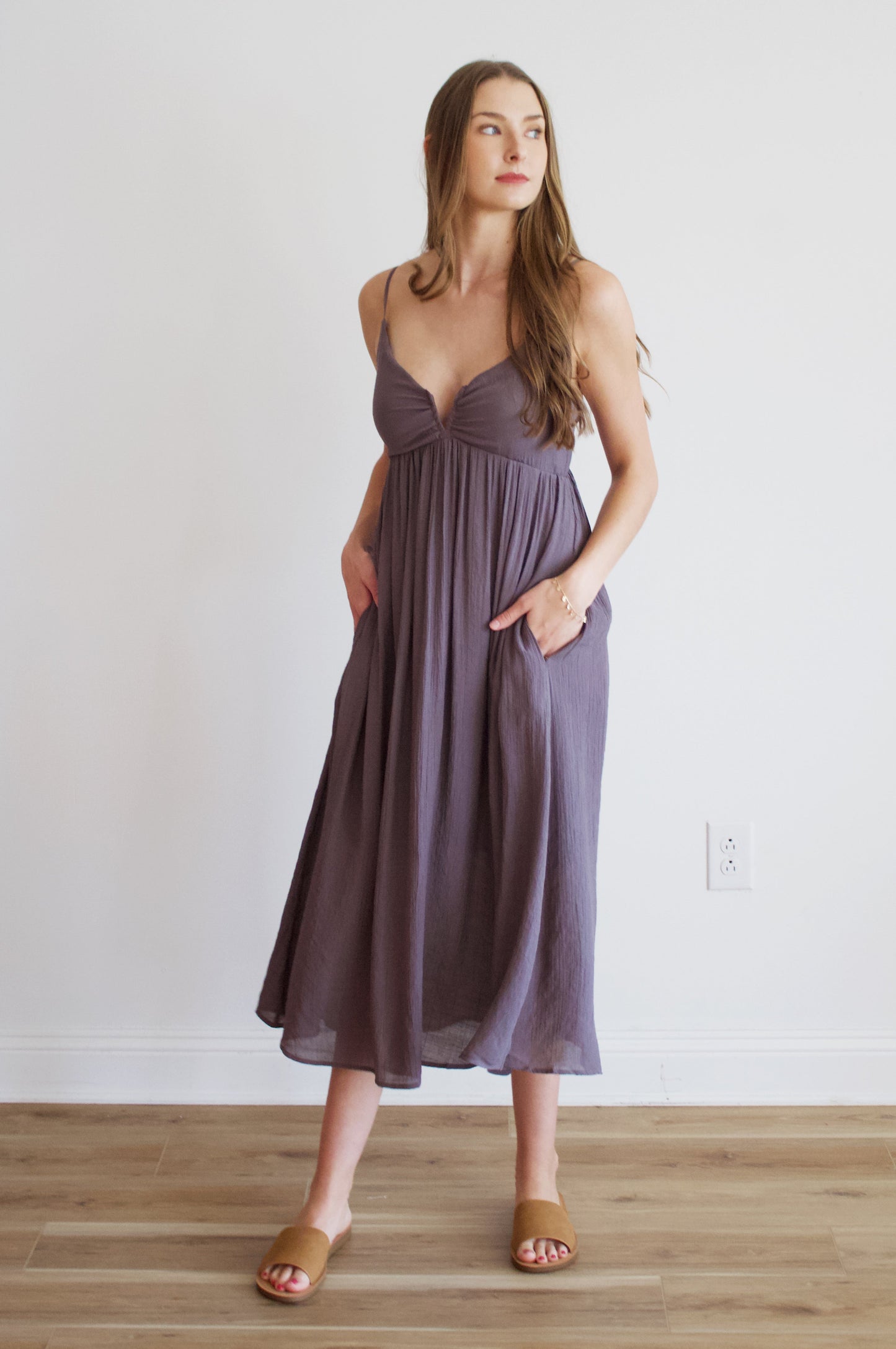 Tabetha Smocked Midi