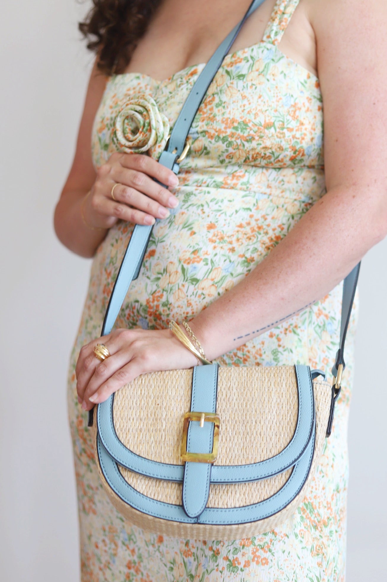 Carmen Woven Straw Bag