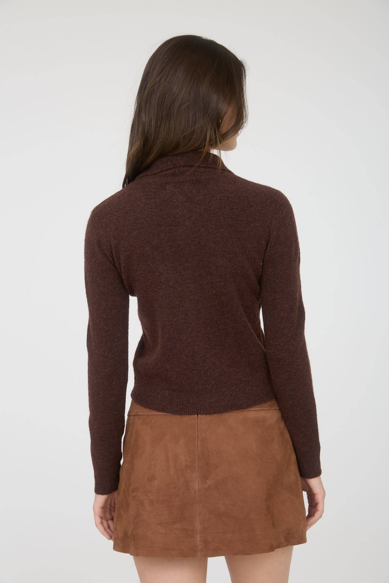 Gen Brown Soft Cardigan