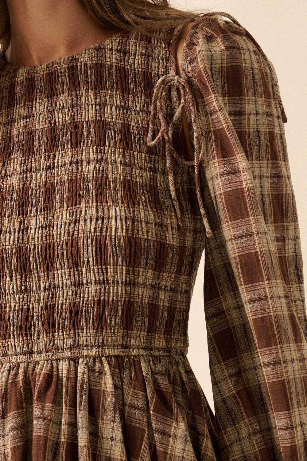 Rayland Gingham Dress