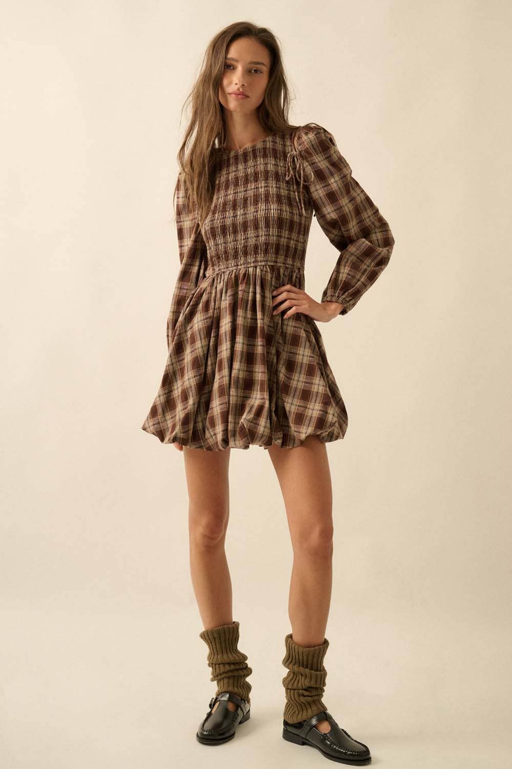 Rayland Gingham Dress