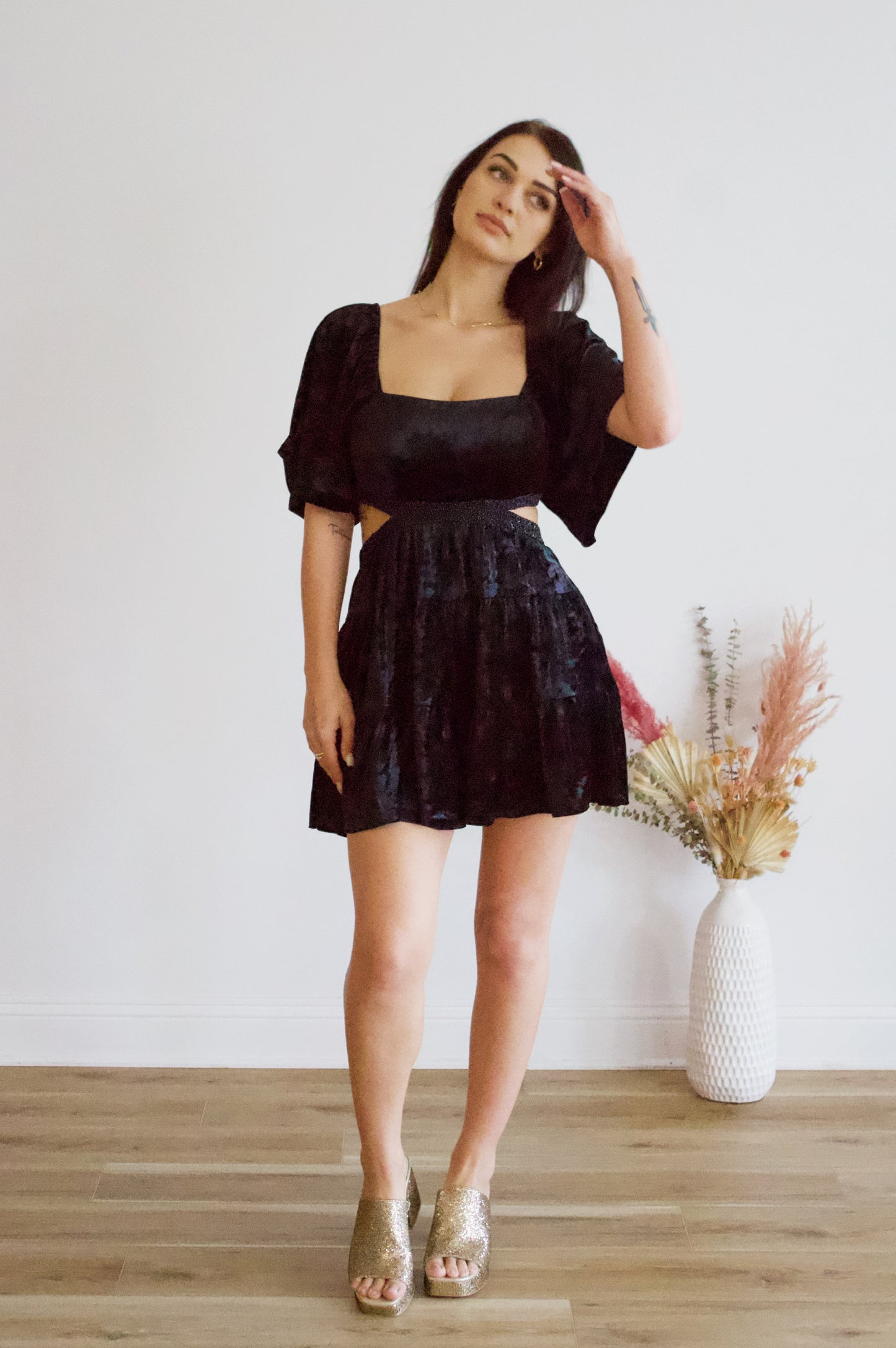 Velma Velvet Black Dress