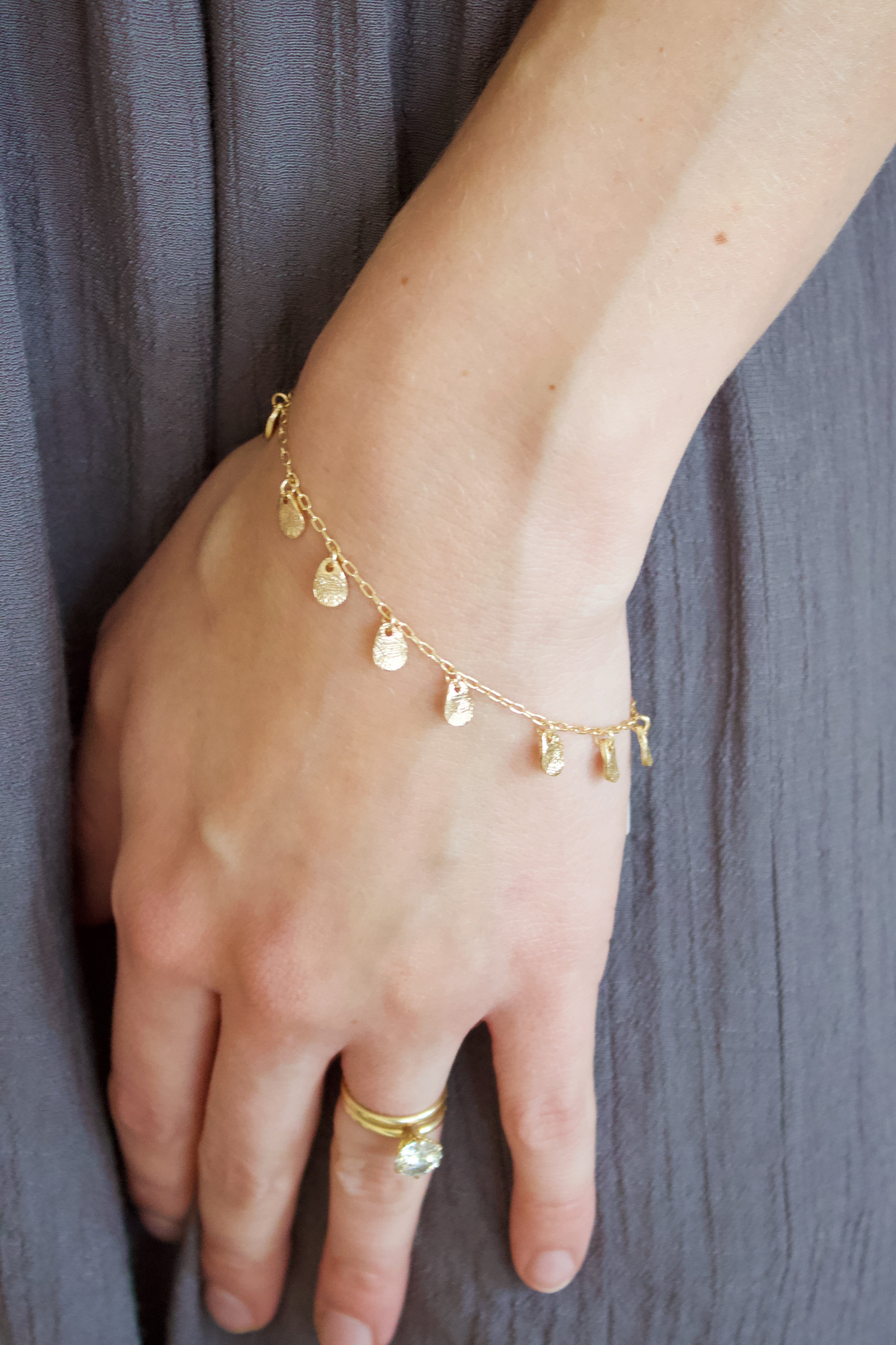 Cordelia 14k Gold Charm Bracelet