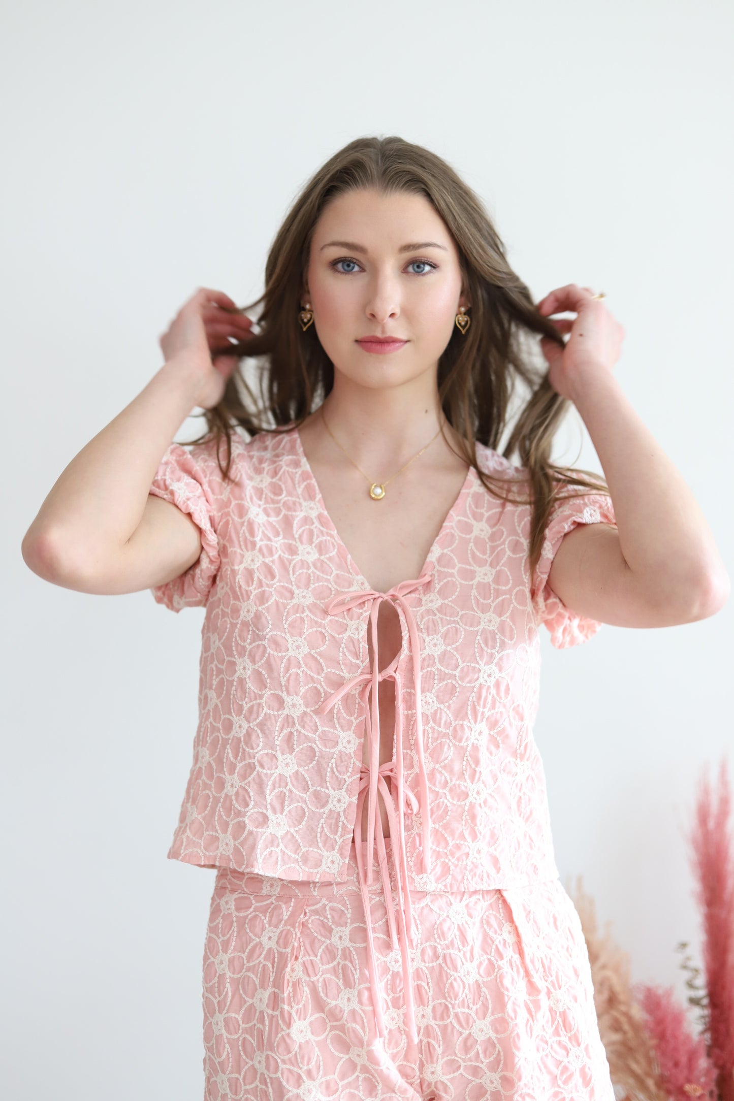 Tatianna Pink Floral Top