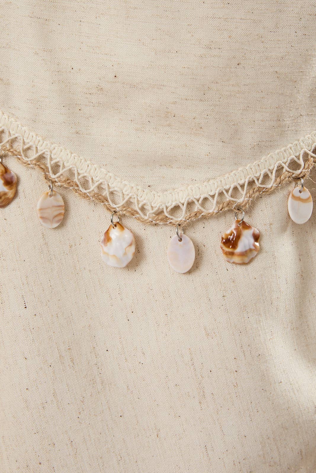 Yuri Shell Linen Dress