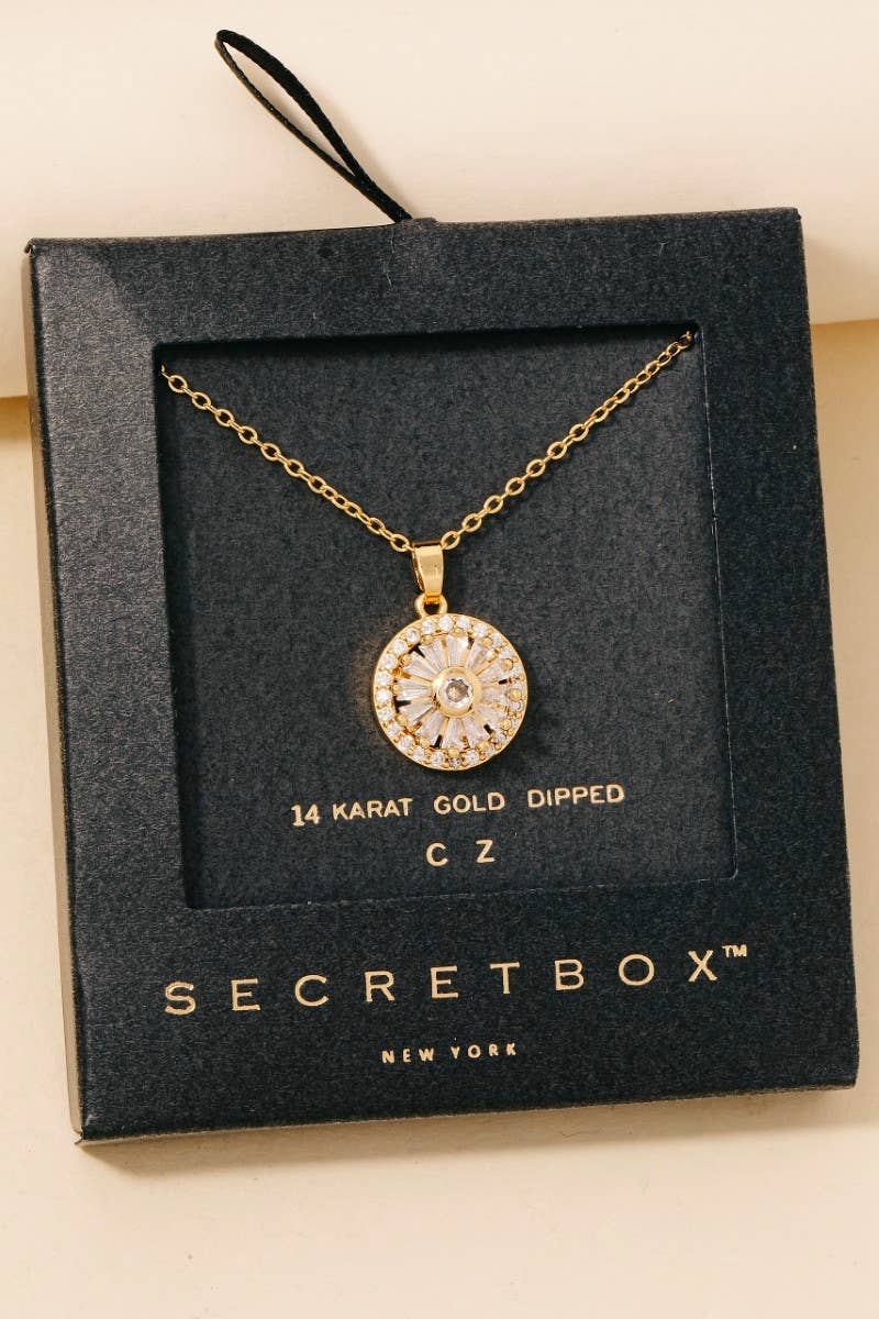 Halo Sun Spin Necklace