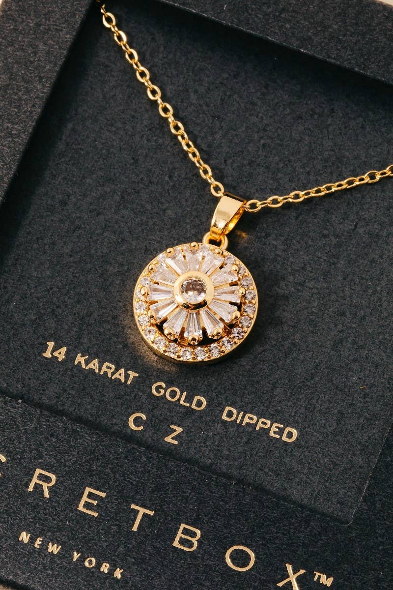 Halo Sun Spin Necklace