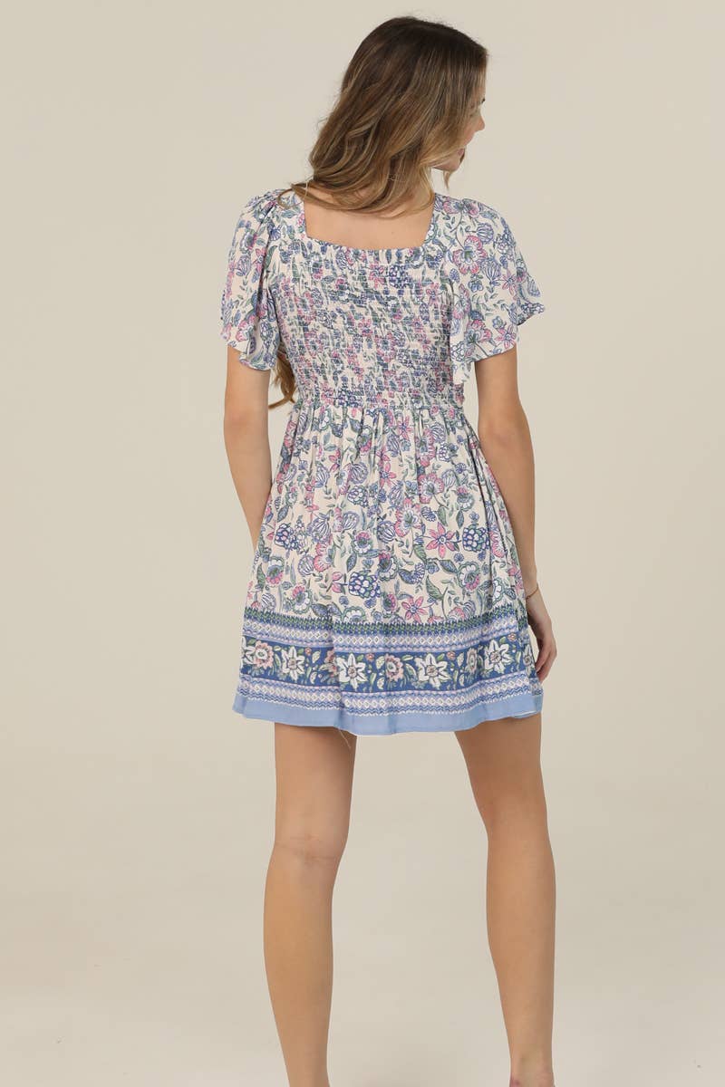 Soleia Twist Mini Dress