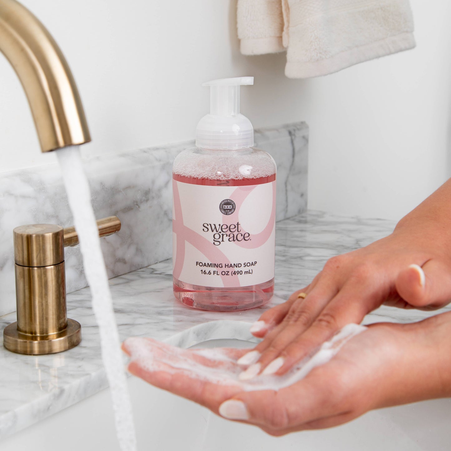 New! Sweet Grace Foaming Hand Soap - 4 Pack
