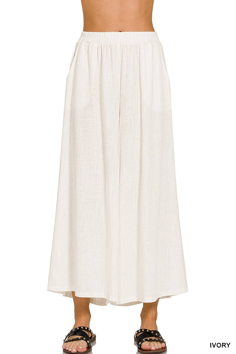 Wide Linen Pants
