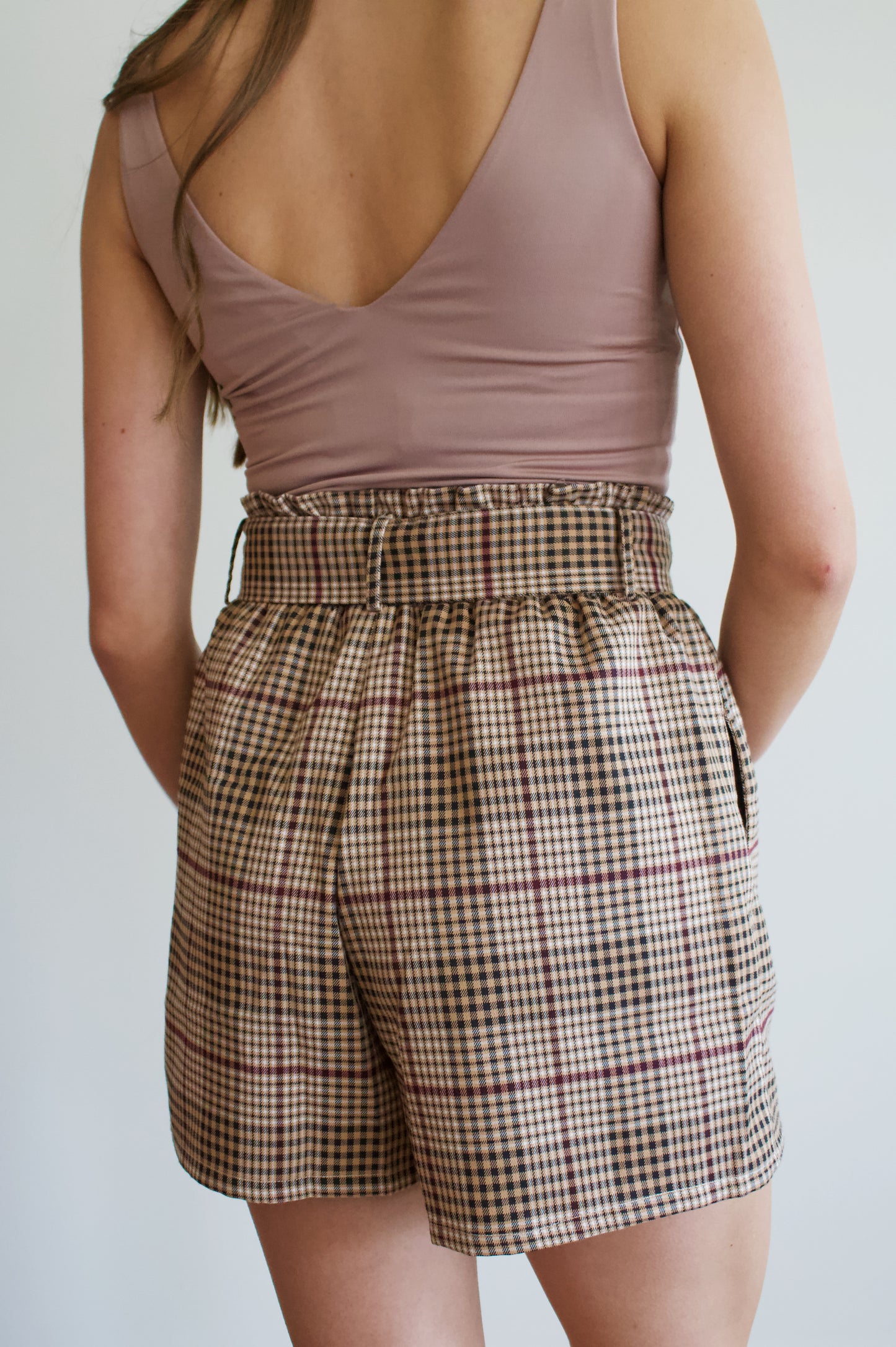 Cher Plaid Shorts