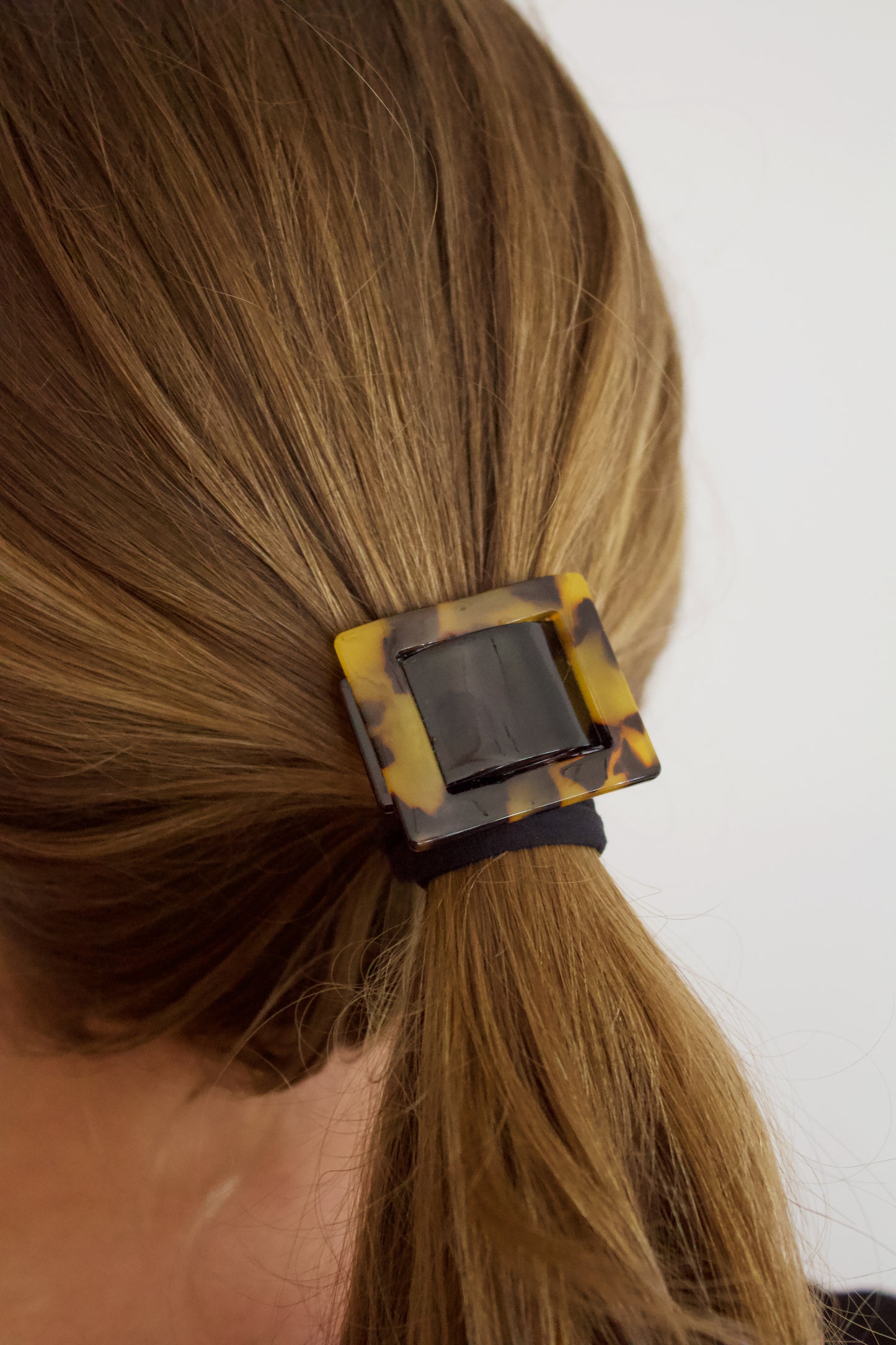 Acrylic Rectangular Hair Tie
