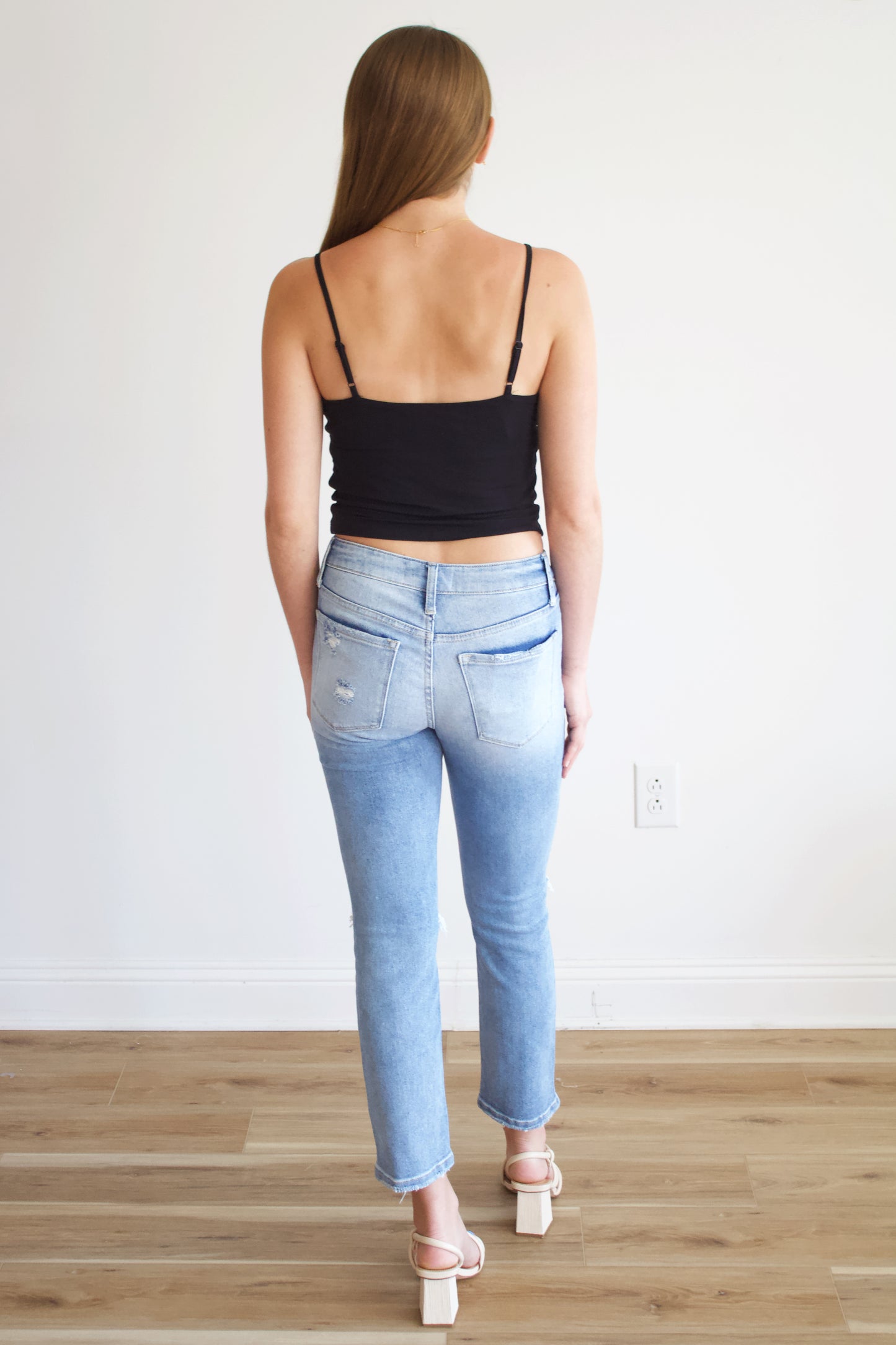 Crop Straight Denim