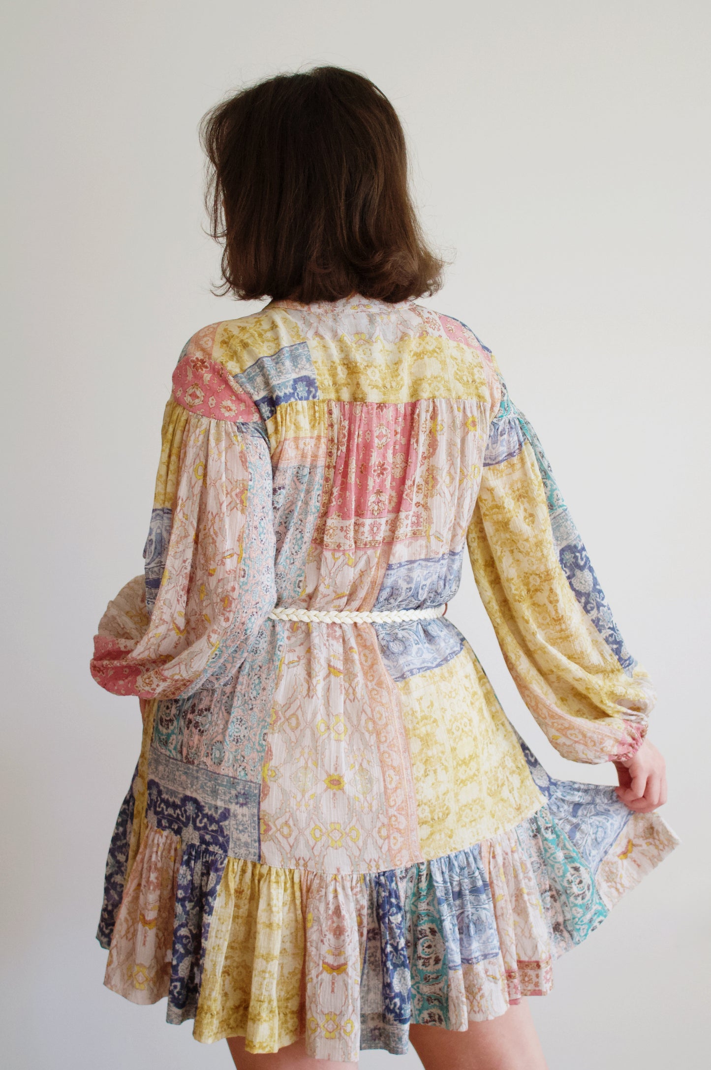 Donnie Printed Button Dress