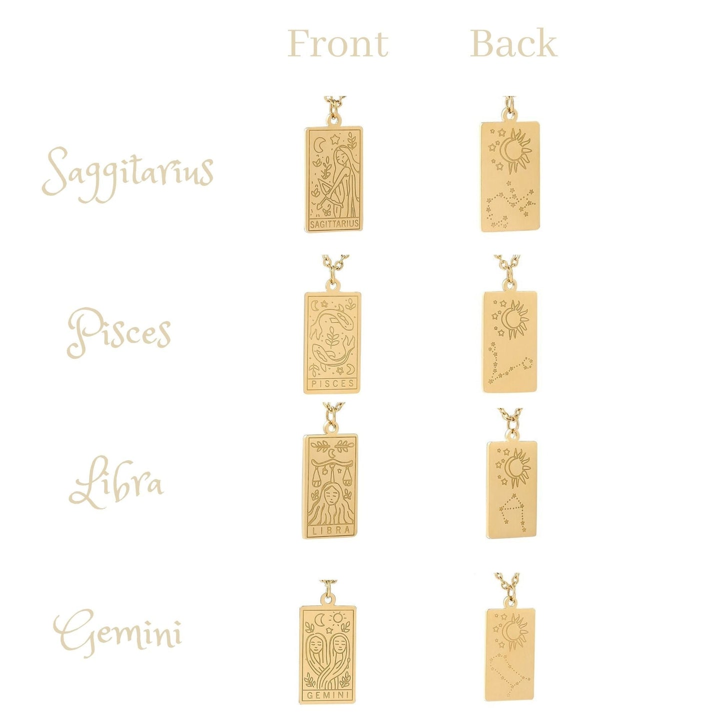 Minimalist Zodiac Necklace