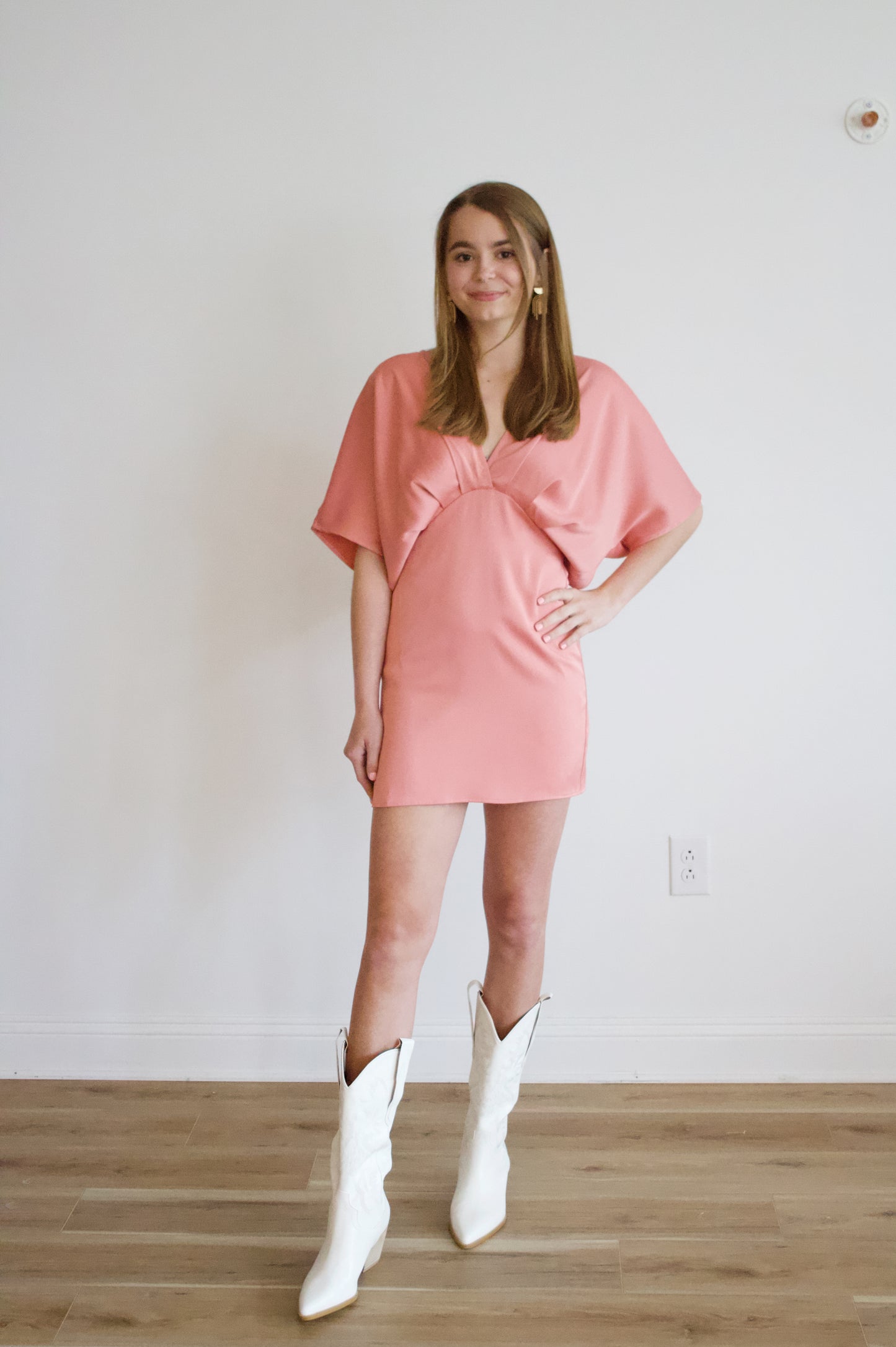 Aine Satin Dress