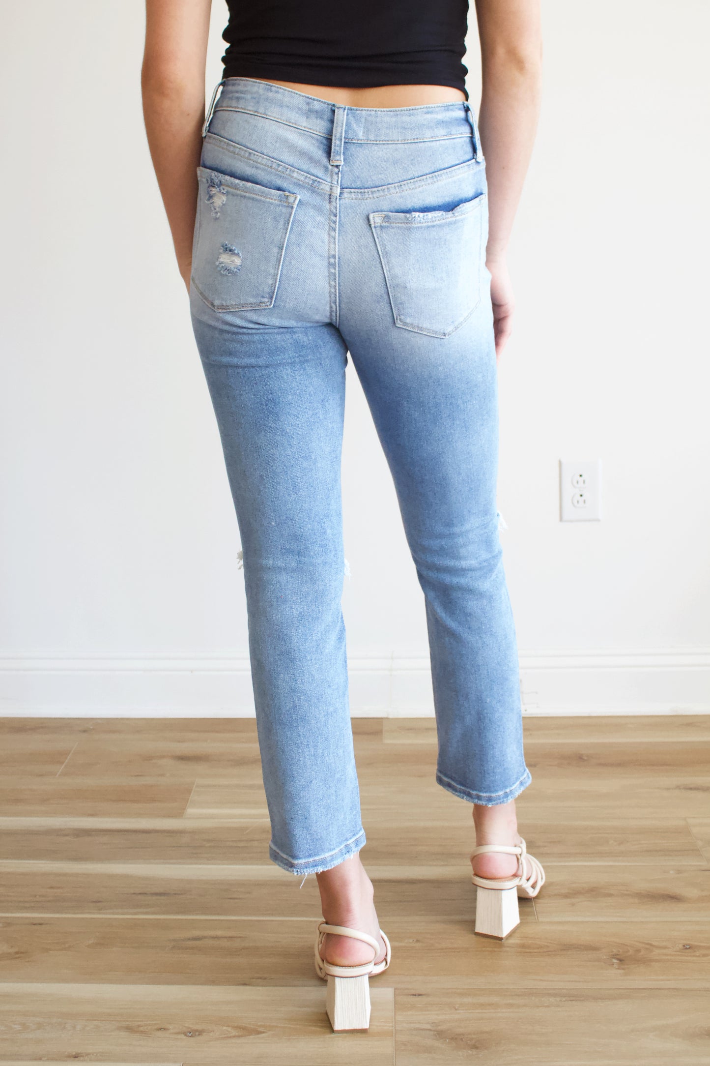 Crop Straight Denim