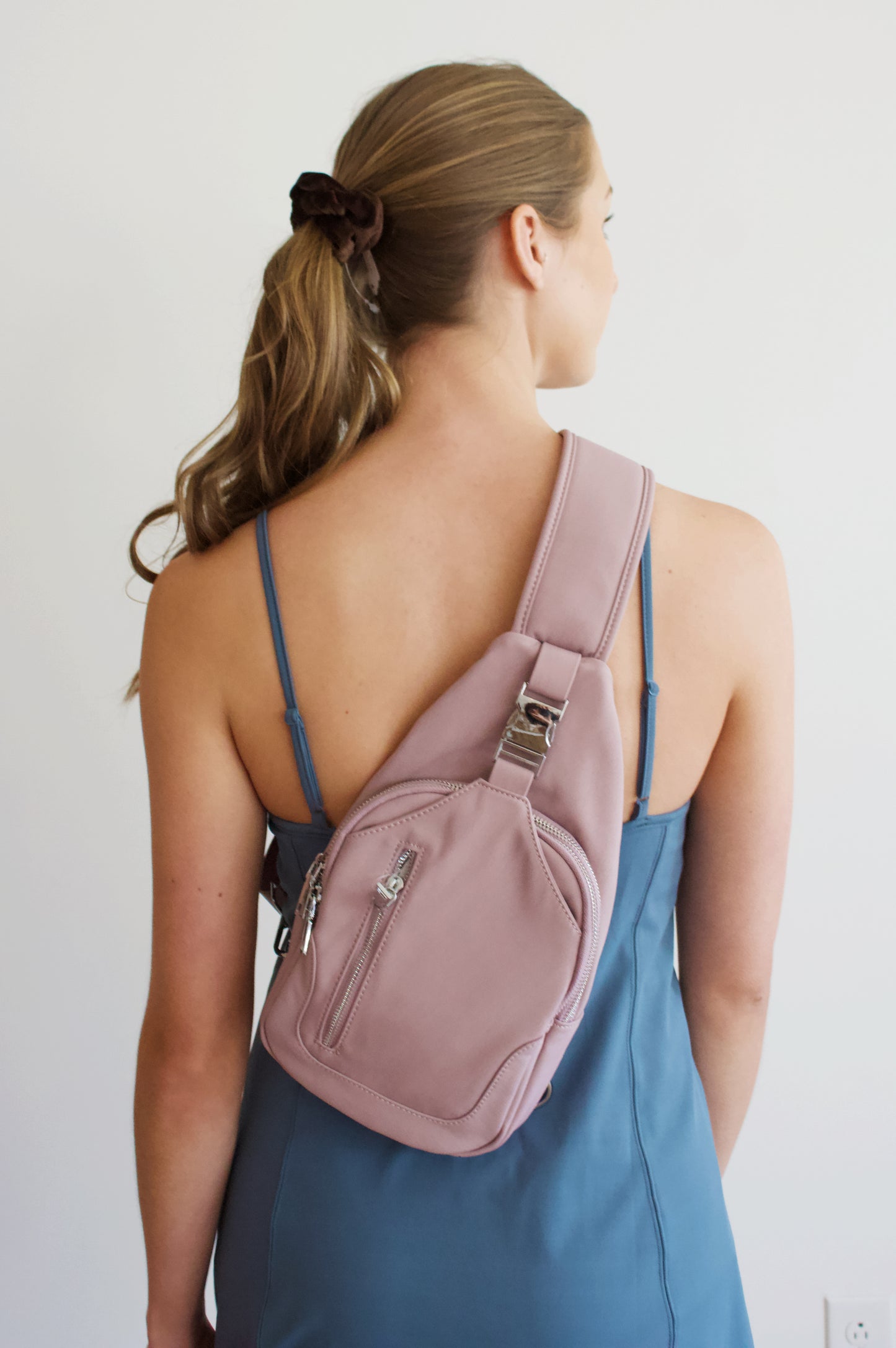 Buckle Poly Sling Bag