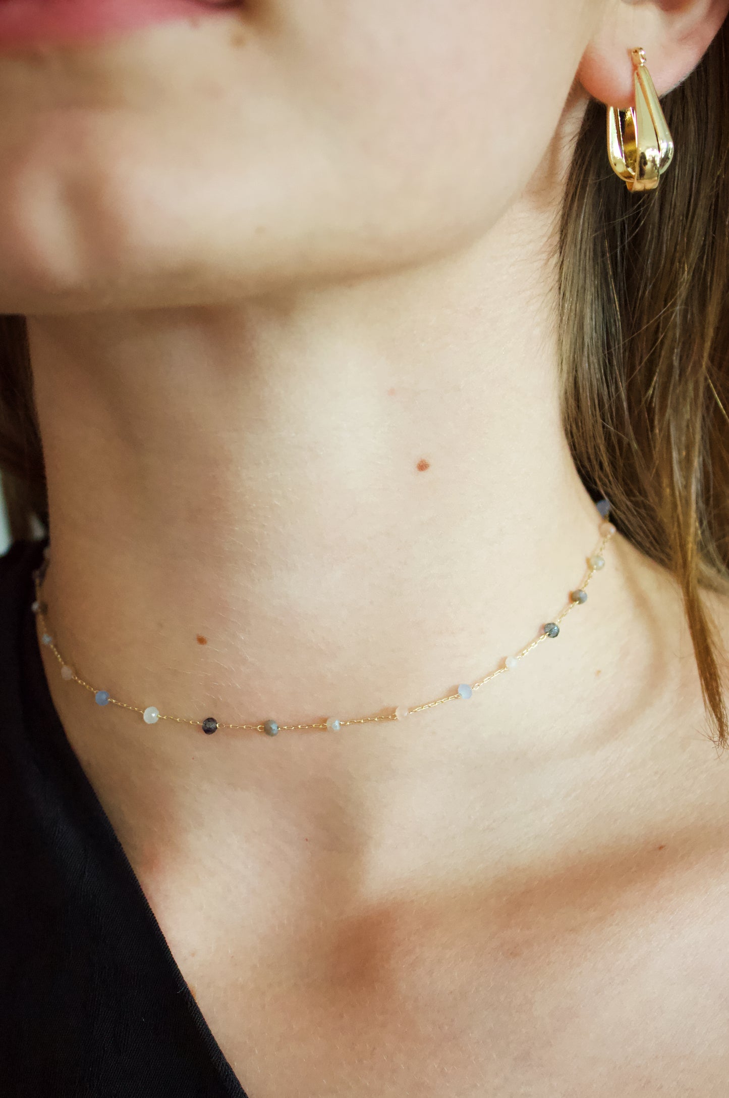 Glass Bead Chain Choker