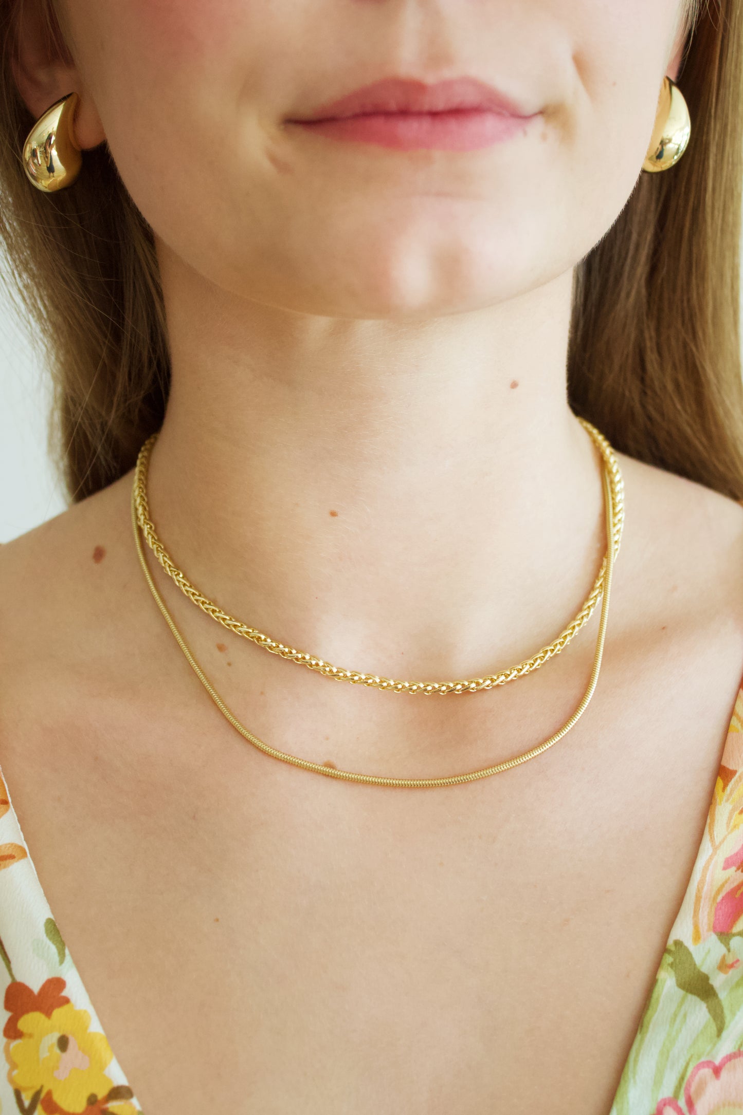 Mixed Chain Layer Necklace