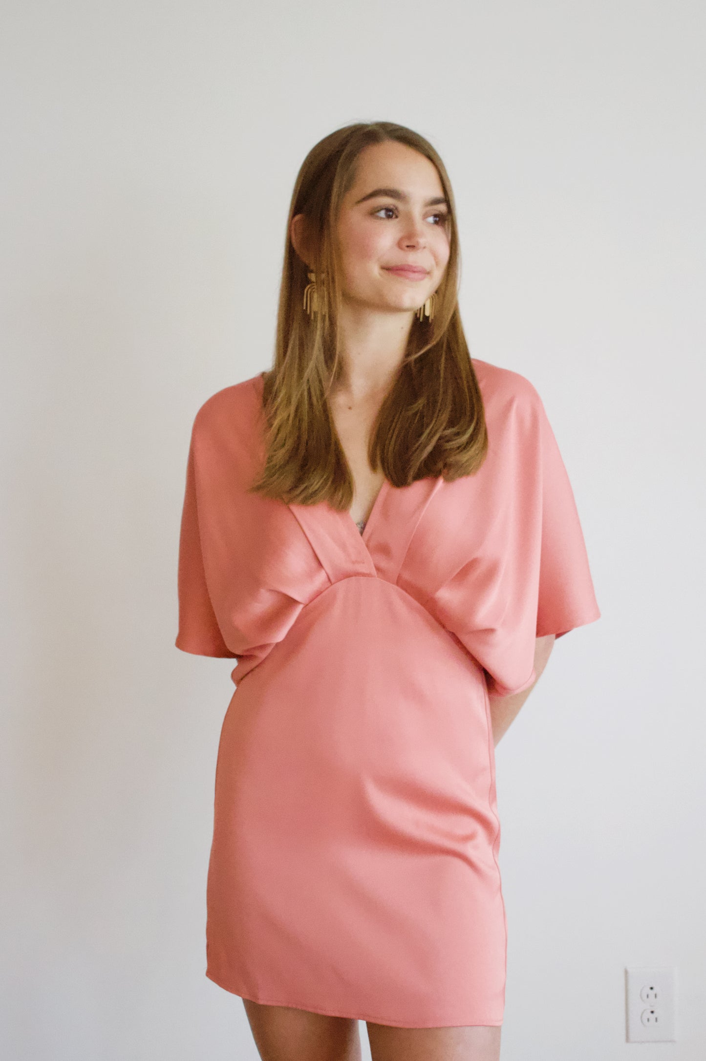 Aine Satin Dress