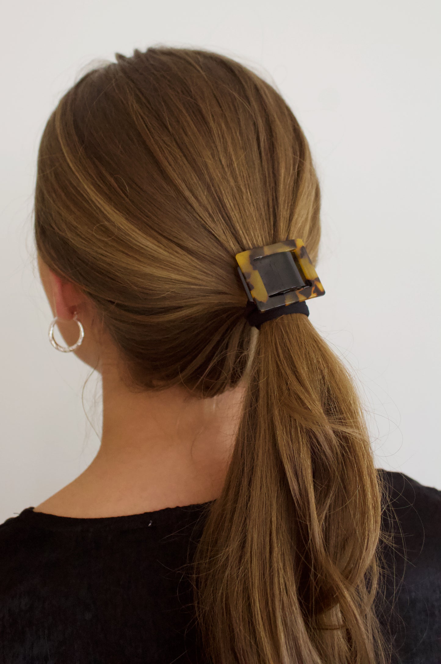 Acrylic Rectangular Hair Tie