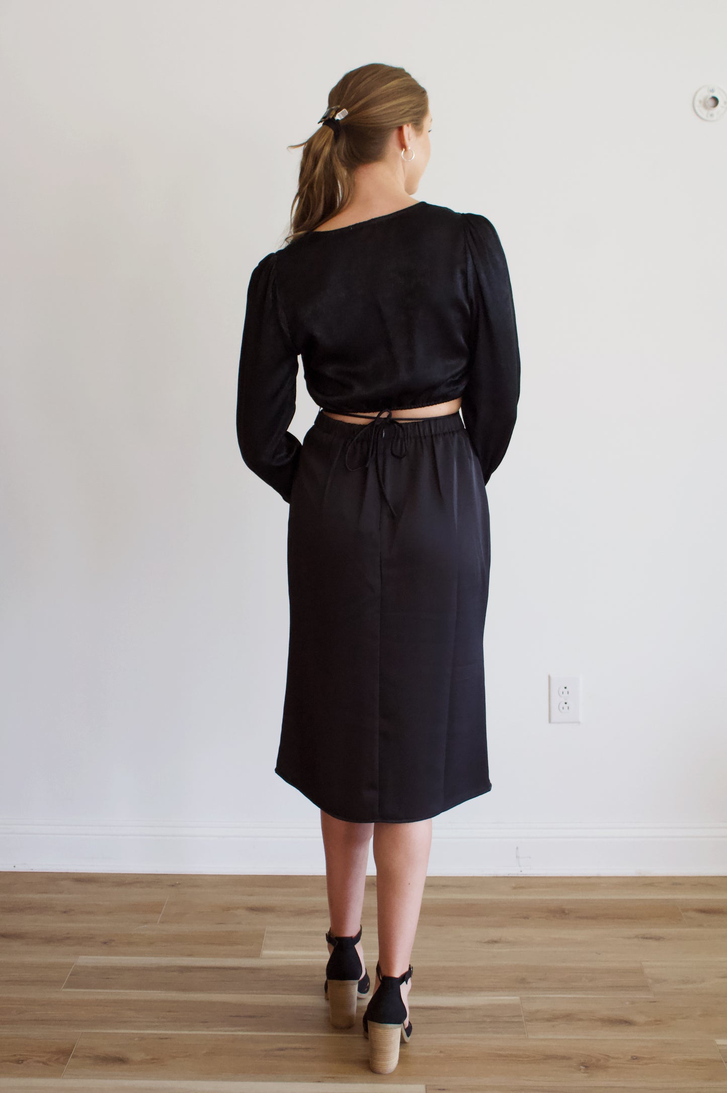 Pia Satin Skirt