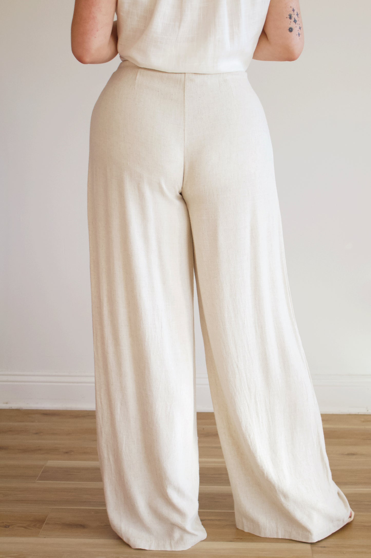 Ade Pleated Linen Pants