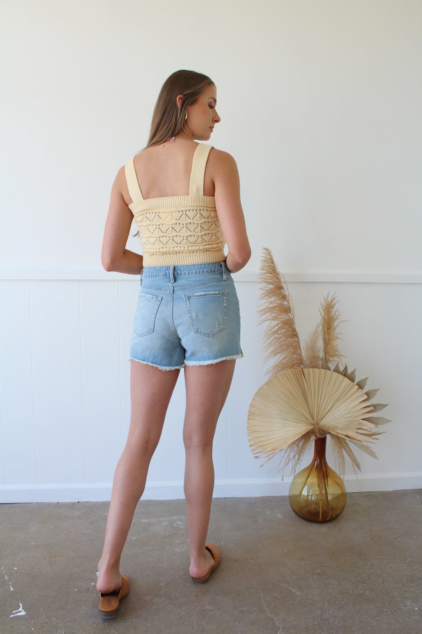 Bianca Cream Knit Tank