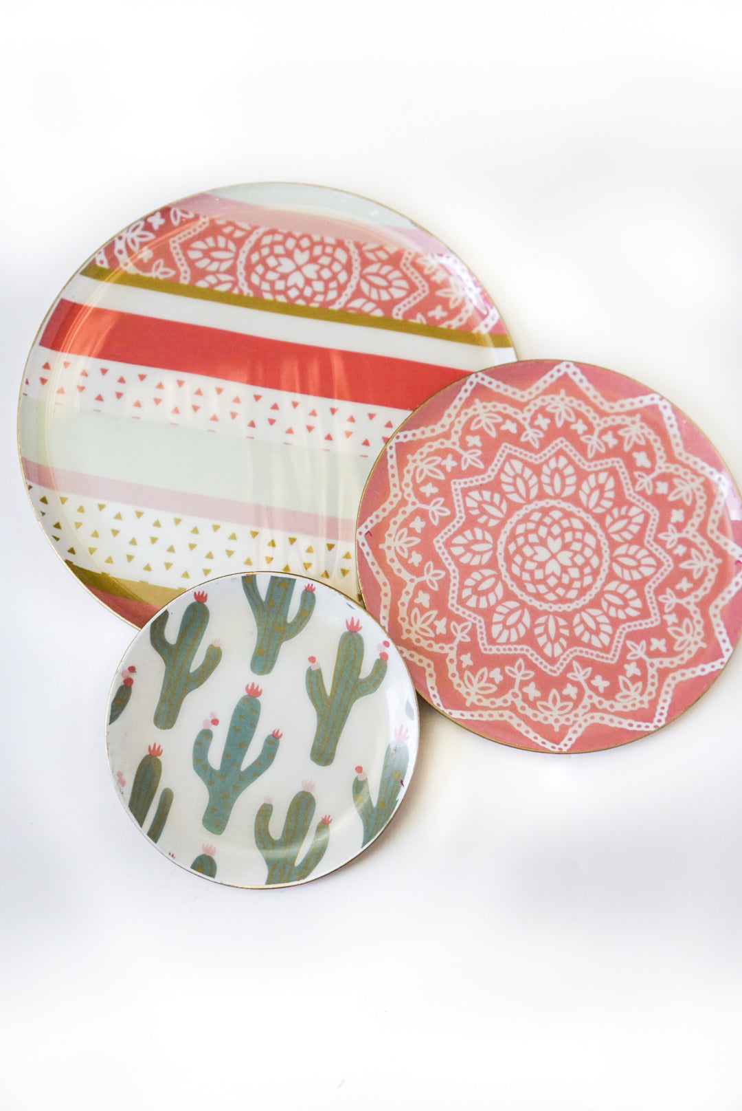 Topanga Trinket Trays-Set of 3 (Multiple Colors)