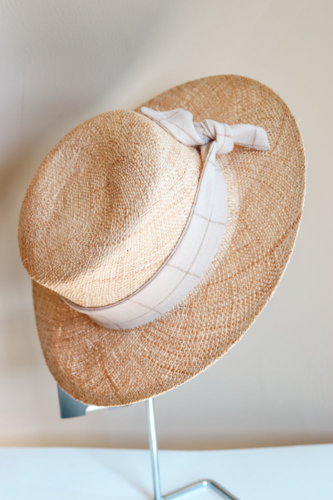 Gigi Pip Plaid Fabric Hat Band