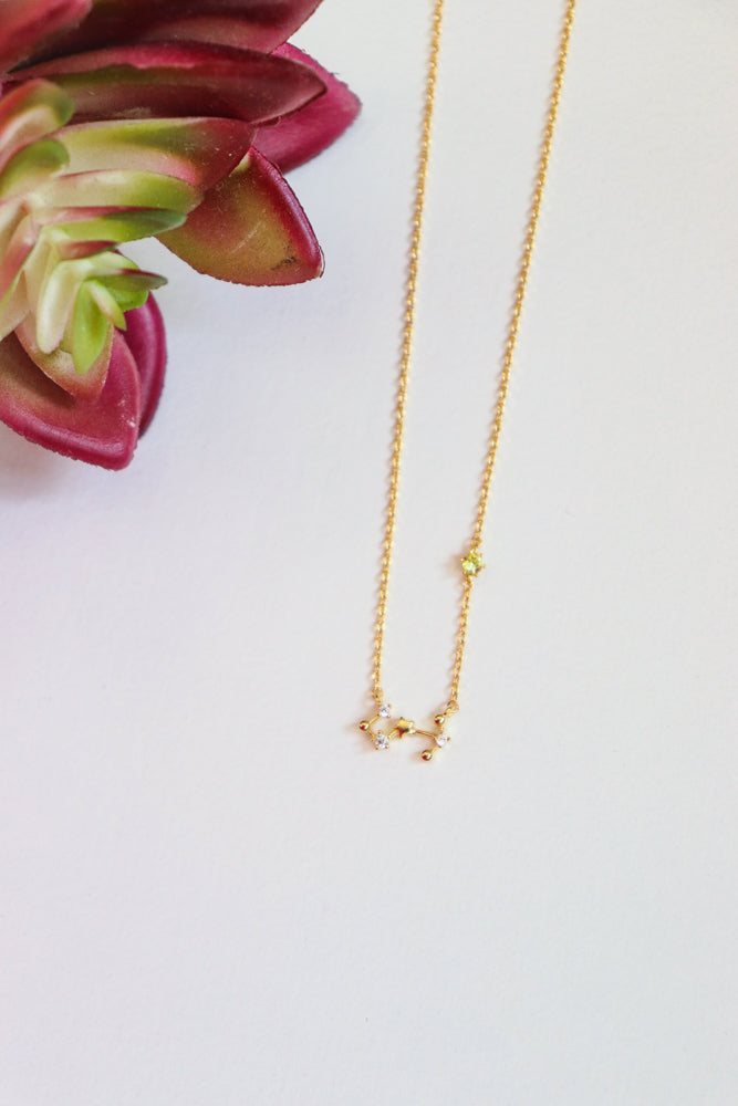 Zodiac Birthstone Necklaces (Multiple Styles)
