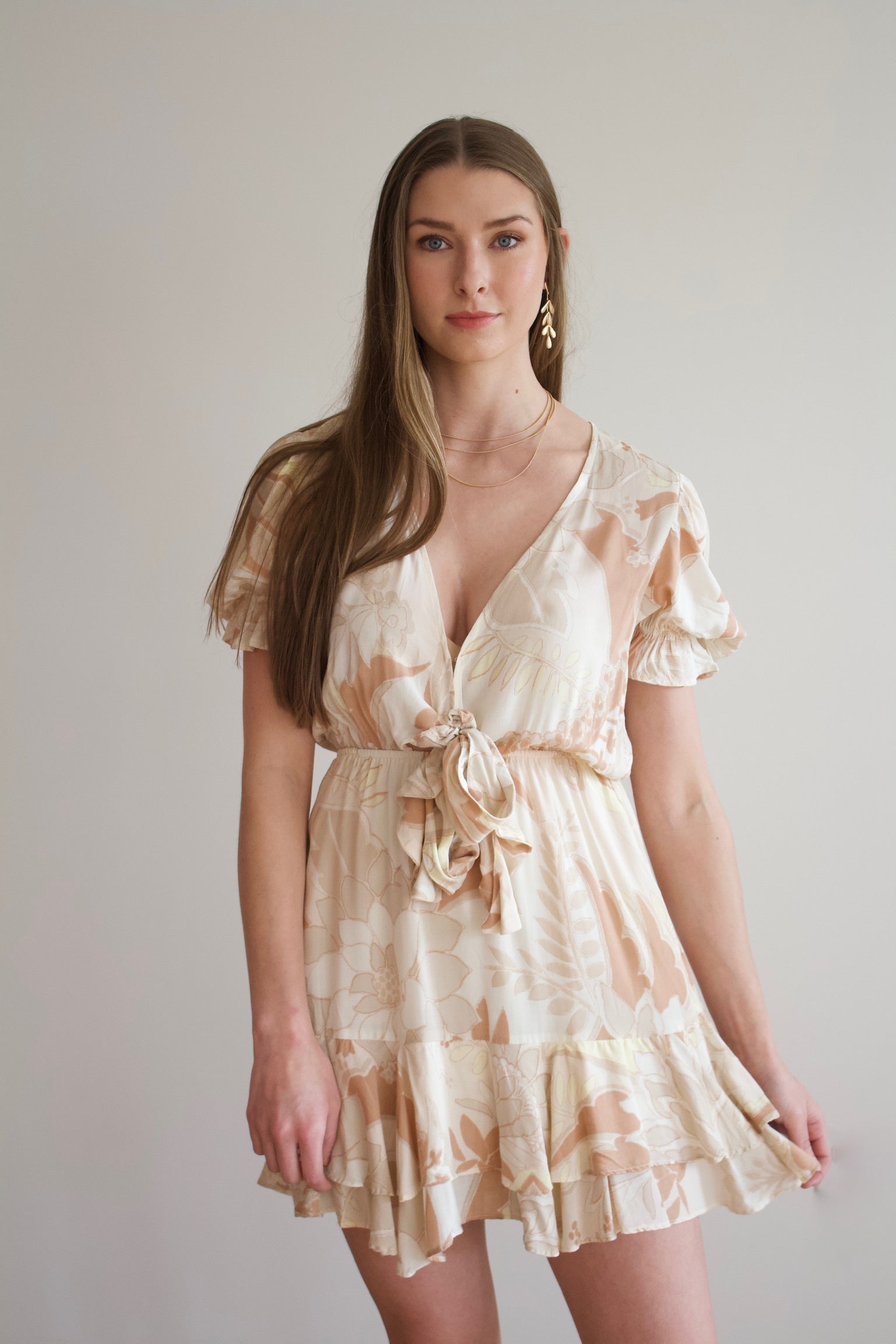 Prima hydrangea outlet floating dress