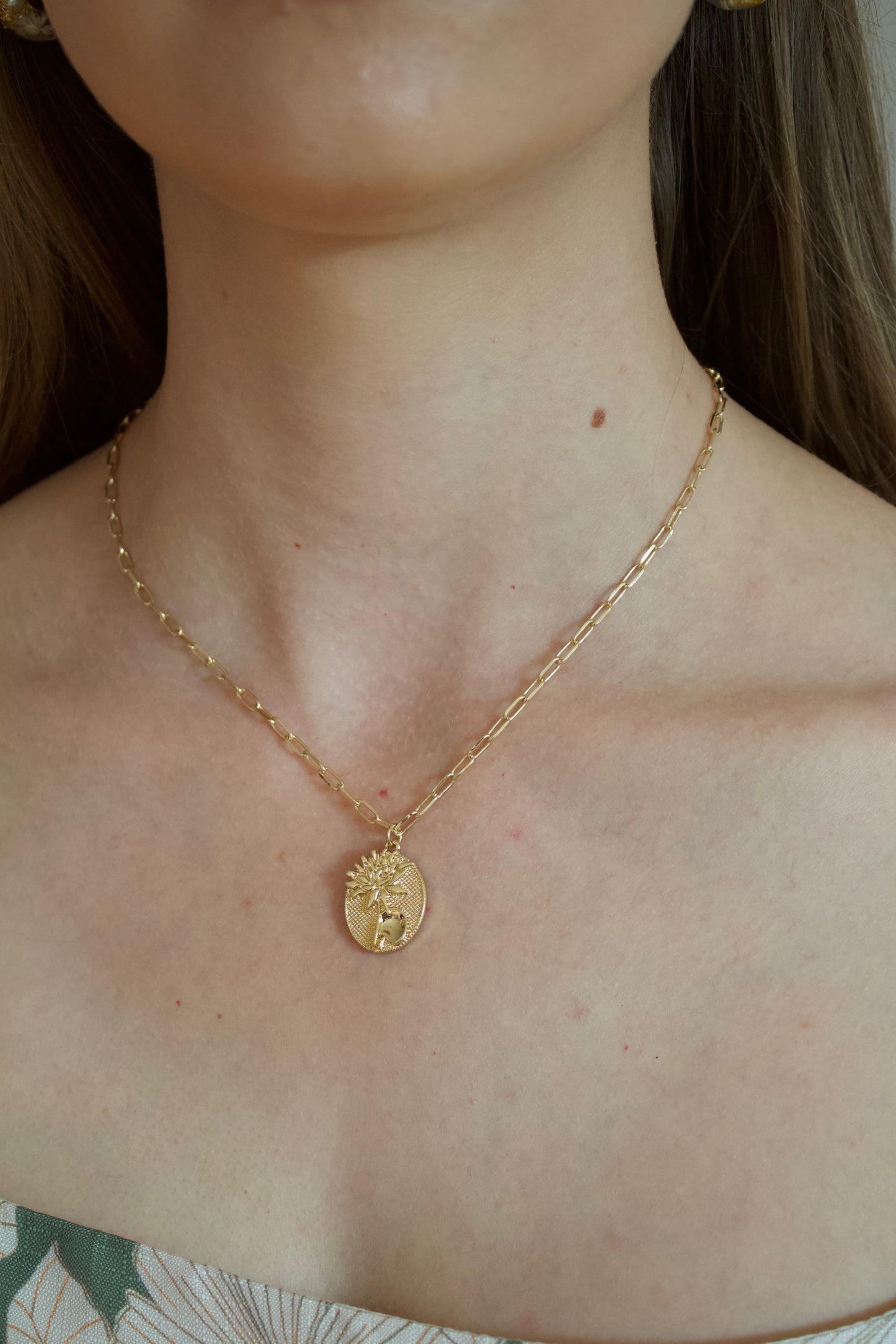 Birth Flower Necklace