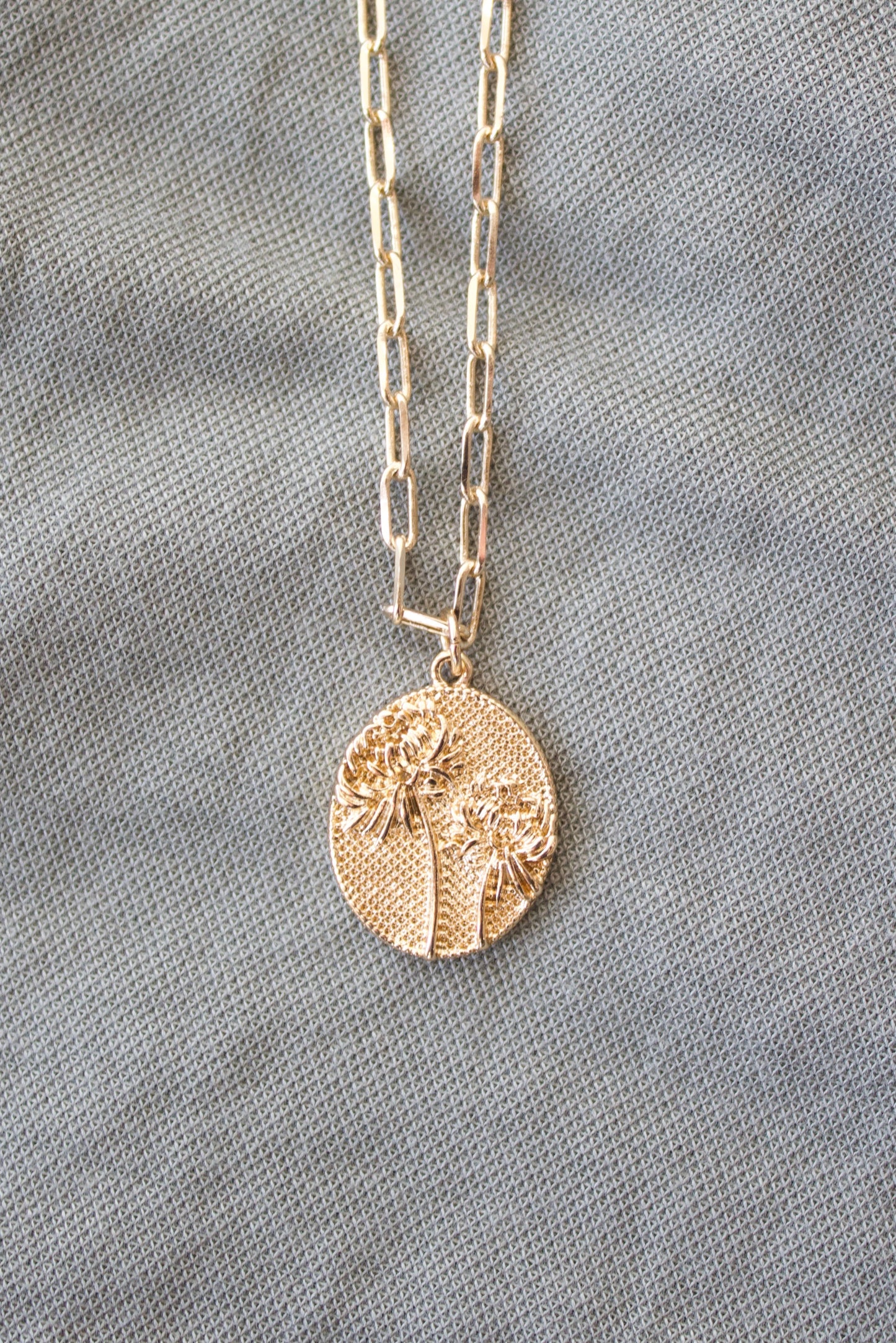 Birth Flower Necklace