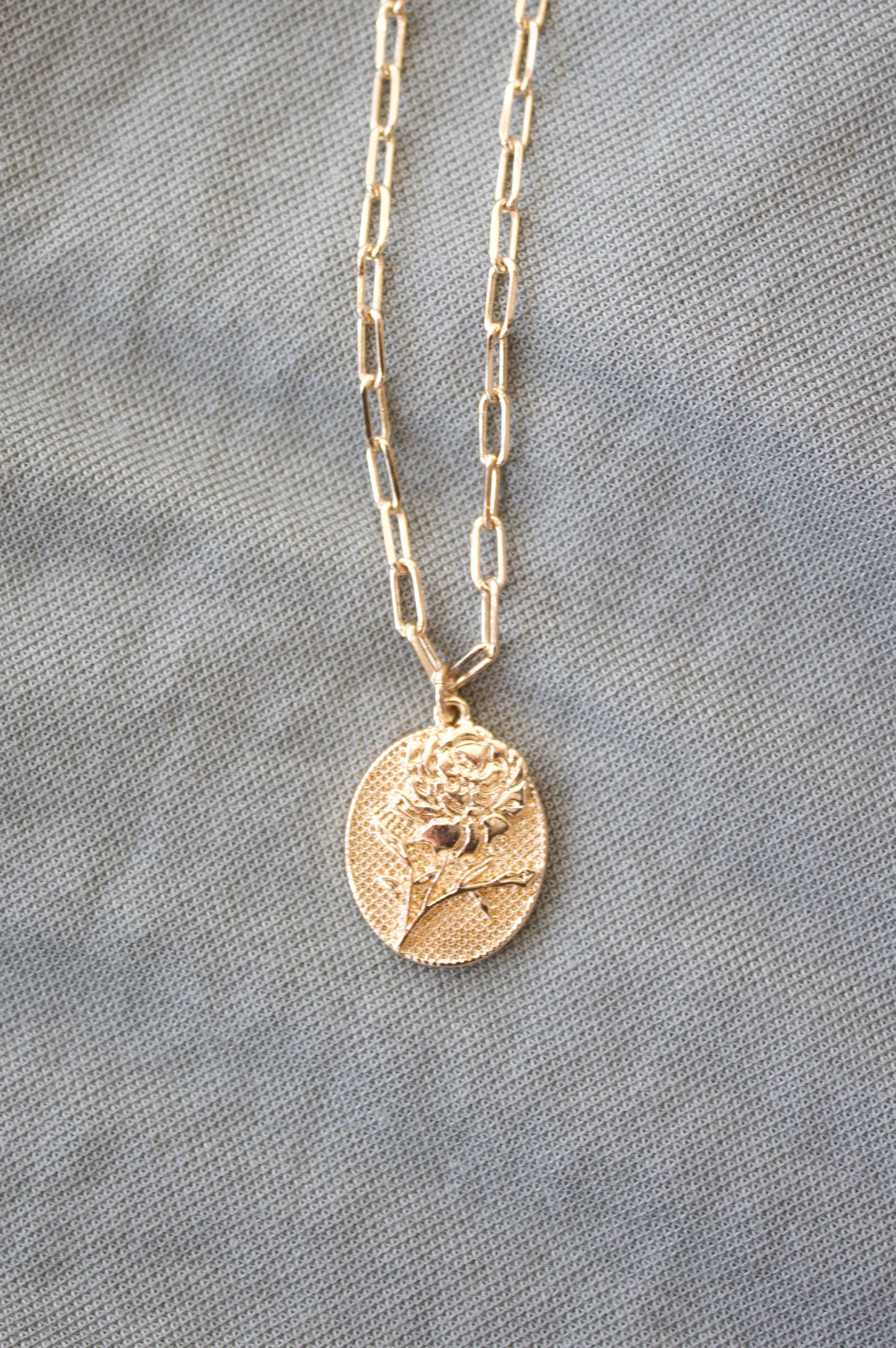 Birth Flower Necklace