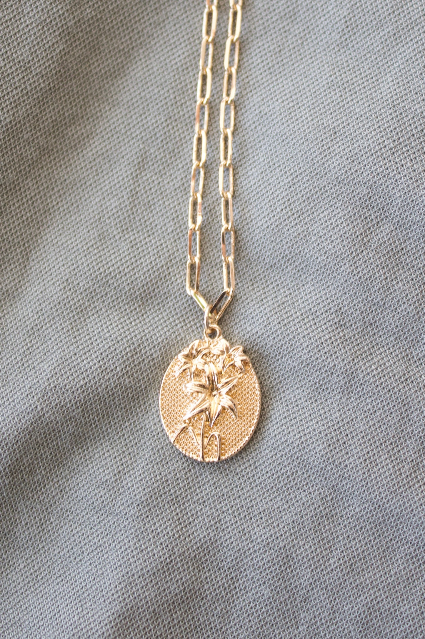 Birth Flower Necklace