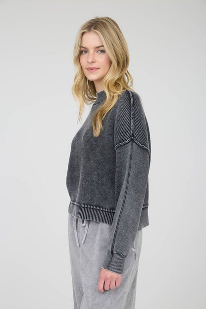 Lena Mock Neck Sweater