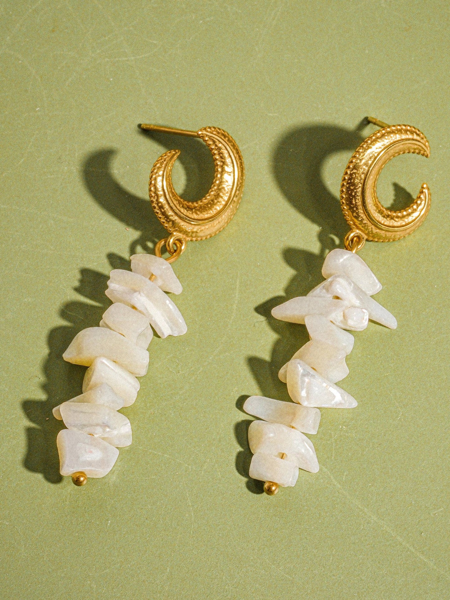Shell Bead Earring