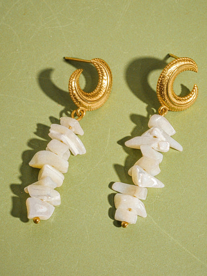 Shell Bead Earring