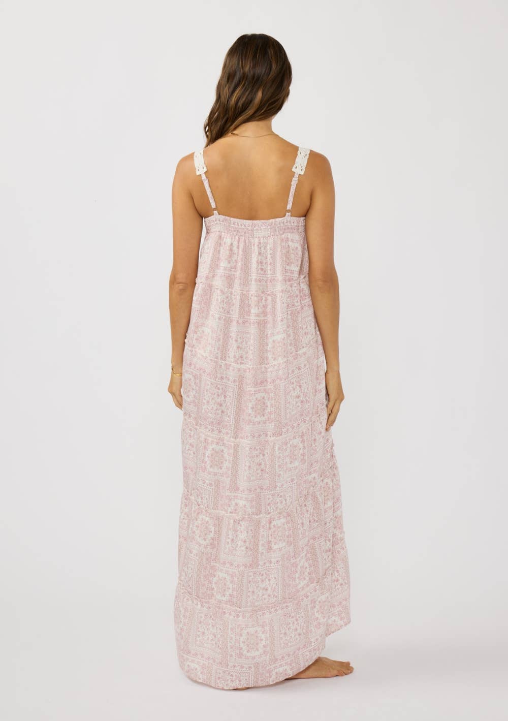 Ashanti Floral Patchwork Maxi Dress